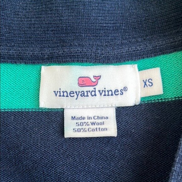 Vineyard Vines Striped Tie Waist Cardigan - XS - Picture 5 of 6